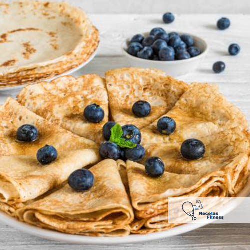 Crepes de avena y claras de huevo