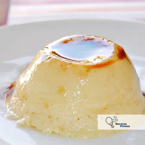 Flan de claras de huevo fitness